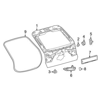 Toyota OE - Lift Gate - Gate & Hardware
