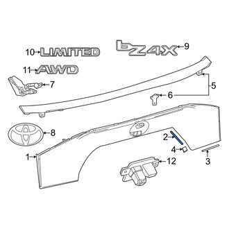 Toyota OE - Liftgate Finish Panel Seal