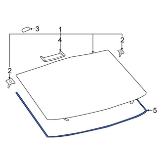 Toyota OE - Rear Liftgate Reveal Molding