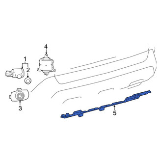 Toyota OE - Rear Liftgate Motion Sensor