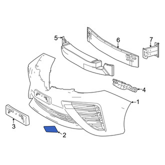 Toyota OE - Front Left Tow Eye Cap