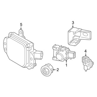 Toyota OE - Front Bumper & Grille - Electrical Components