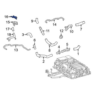 Toyota OE - Engine Coolant Thermostat Bracket