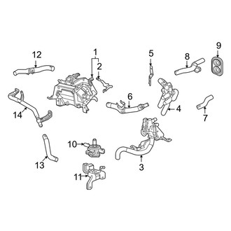 Toyota OE - Cooling - Heater Components