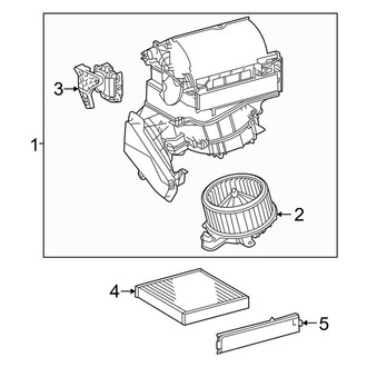 Toyota OE - Air Conditioner & Heater - Blower Motor & Fan