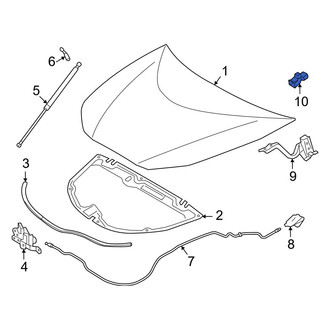 Toyota OE - Front Windshield Washer Nozzle