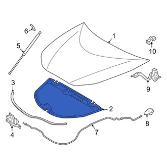 Toyota OE - Front Hood Insulation Pad