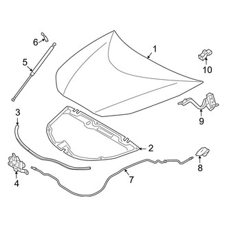 Toyota OE - Hood & Components