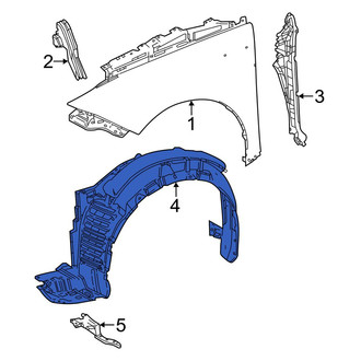 Toyota OE - Front Left Fender Splash Shield
