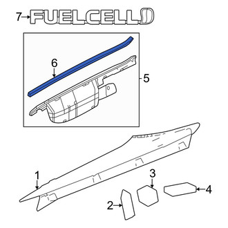 Toyota OE - Front Left Fender Filler Panel Seal