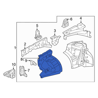 Toyota OE - Front Left Fender Apron