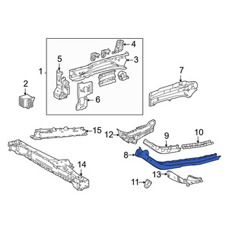 Toyota OE - Front Left Lower Floor Side Rail
