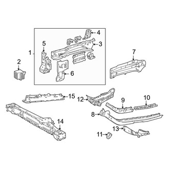 Toyota OE - Fender - Structural Components & Rails (Rail & Components)