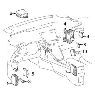 Toyota OE - Electrical - Fuse & Relay (Cabin Compartment)