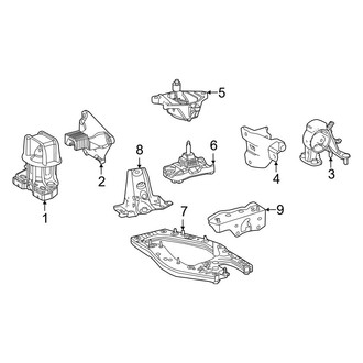 Toyota OE - Engine / Transaxle - Engine & Transmission Mounting