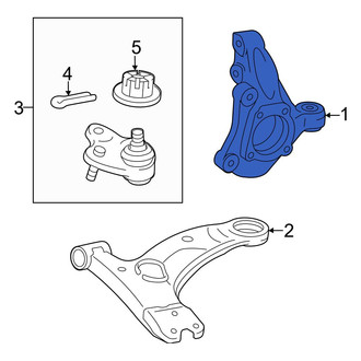 Toyota OE - Right Steering Knuckle