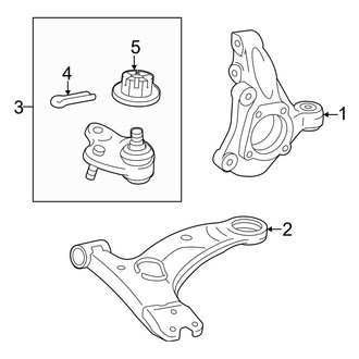 Toyota OE - Front Suspension - Suspension Components