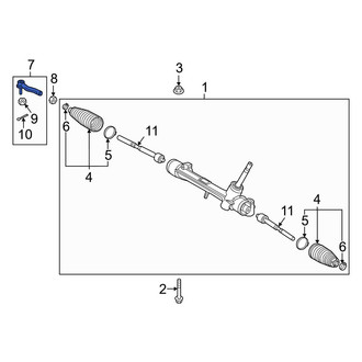 Toyota OE - Right Outer Steering Tie Rod End