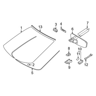 Toyota OE - Windshield - Glass