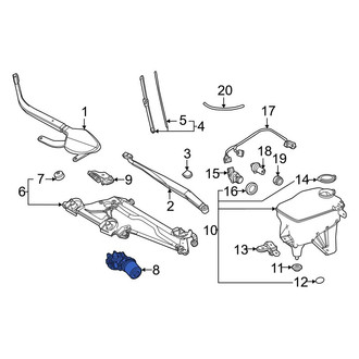 Toyota OE - Wiper Motor