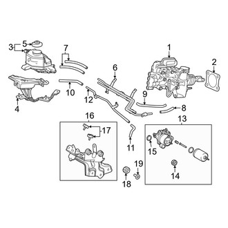 Toyota OE - Cowl - Components on Dash Panel