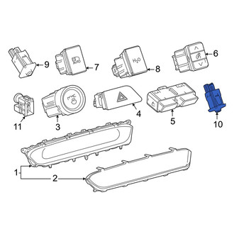 Toyota OE - Rear Trunk Lid Release Switch