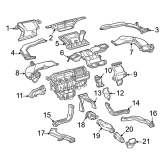 Toyota OE - Instrument Panel - Ducts