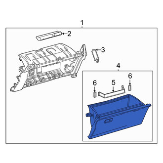 Toyota OE - Front Glove Box Door