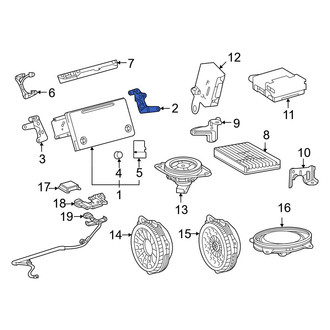 Toyota OE - Right GPS Navigation System Bracket