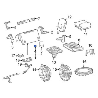 Toyota OE - Radio Knob