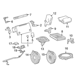 Toyota OE - Instrument Panel - Sound System