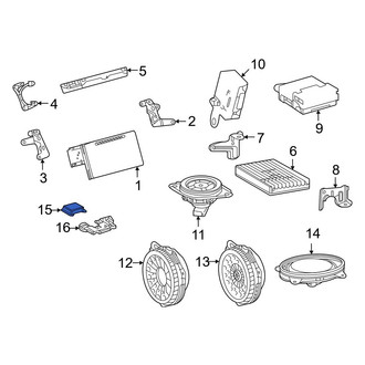 Toyota OE - GPS Navigation System Antenna