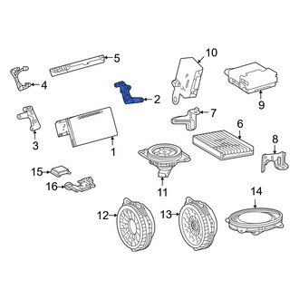 Toyota OE - Right GPS Navigation System Bracket