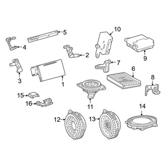 Toyota OE - Instrument Panel - Sound System