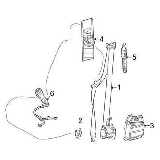 Toyota OE - Restraint Systems - Front Seat Belts