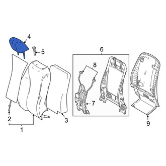 Toyota OE - Front Right Headrest
