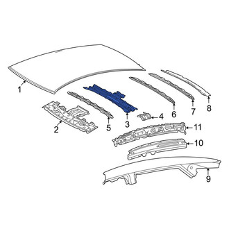Toyota OE - Front Roof Panel Reinforcement