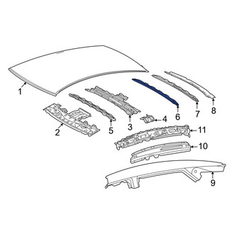 Toyota OE - Center Roof Bow