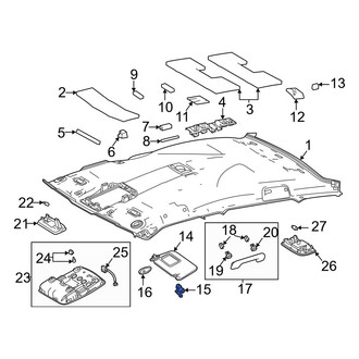 Toyota OE - Sun Visor Holder