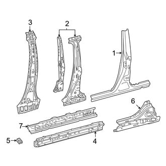 Toyota OE - Pillars, Rocker & Floor - Center Pillar & Rocker