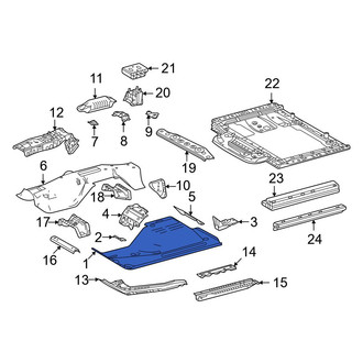 Toyota OE - Front Left Floor Pan