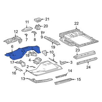 Toyota OE - Center Floor Pan