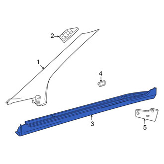 Toyota OE - Left Rocker Panel Guard