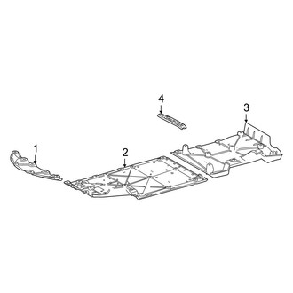 Toyota OE - Pillars, Rocker & Floor - Under Cover & Splash Shields