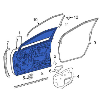 Toyota OE - Front Left Door Shell