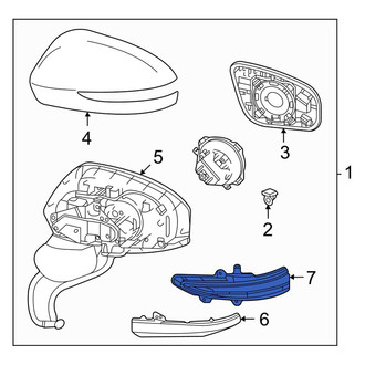 Toyota OE - Front Left Turn Signal Light Assembly