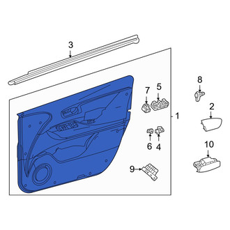 Toyota OE - Front Left Outer Door Outer Panel
