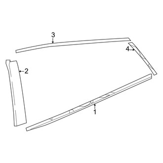 Toyota OE - Rear Door - Exterior Trim
