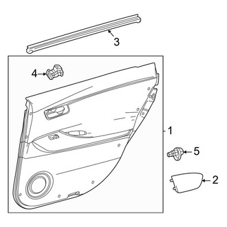 Toyota OE - Rear Door - Interior Trim