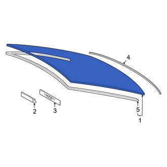 Toyota OE - Rear Back Glass